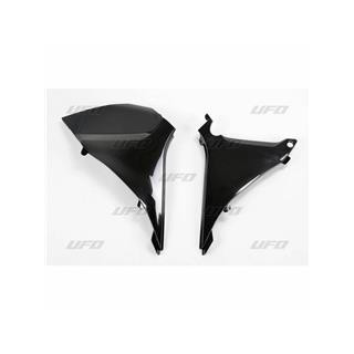 Caches boîte à air UFO noir KTM 1087365002 | Oxmoto