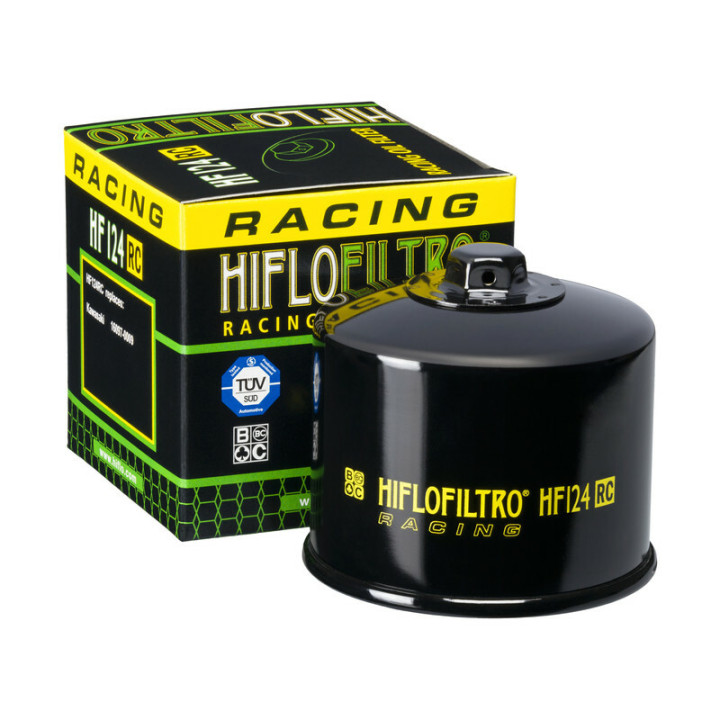 Filtre à huile Hiflofiltro Racing - HF124RC | Oxmoto