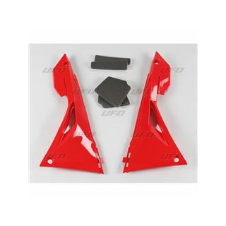 Caches boîte à air UFO rouge Honda CRF250R/450R/RX | Oxmoto