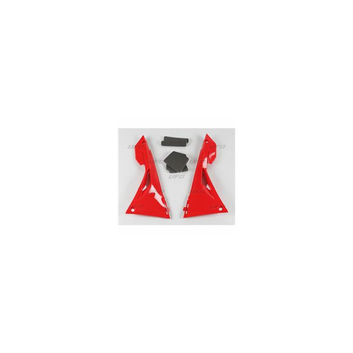 Caches boîte à air UFO rouge Honda CRF250R/450R/RX | Oxmoto