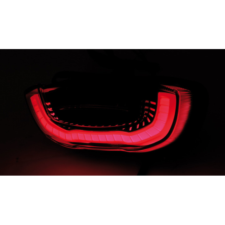 Feu arrière LED style Honda Highsider smart homologué - verre fumé - l'unité 253-402