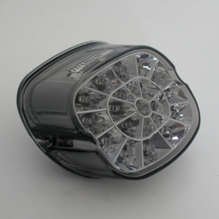 Feu arrière LED style Harley-Davidson Highsider smart homologué - verre fumé - l'unité 253-370