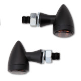 Feu arrière/clignotant LED Highsider smart Sixteen Bullet 3en1 homologué - verre fumé - la paire 254-372