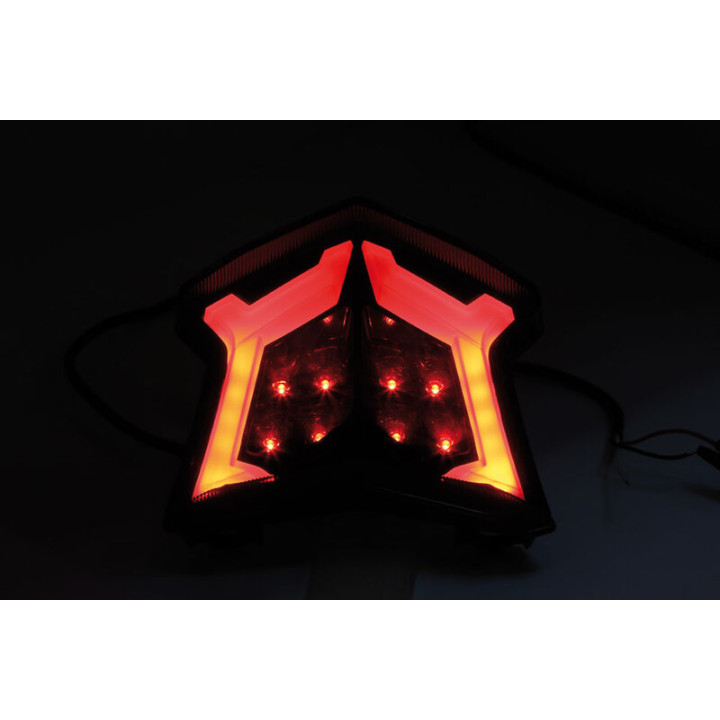 Feu arrière LED style Kawasaki Highsider smart homologué - l'unité 253-399