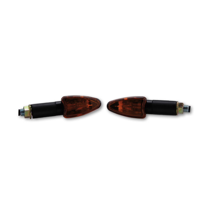 Clignotant Highsider smart Arrow Mini homologué - verre orange - la paire 203-562