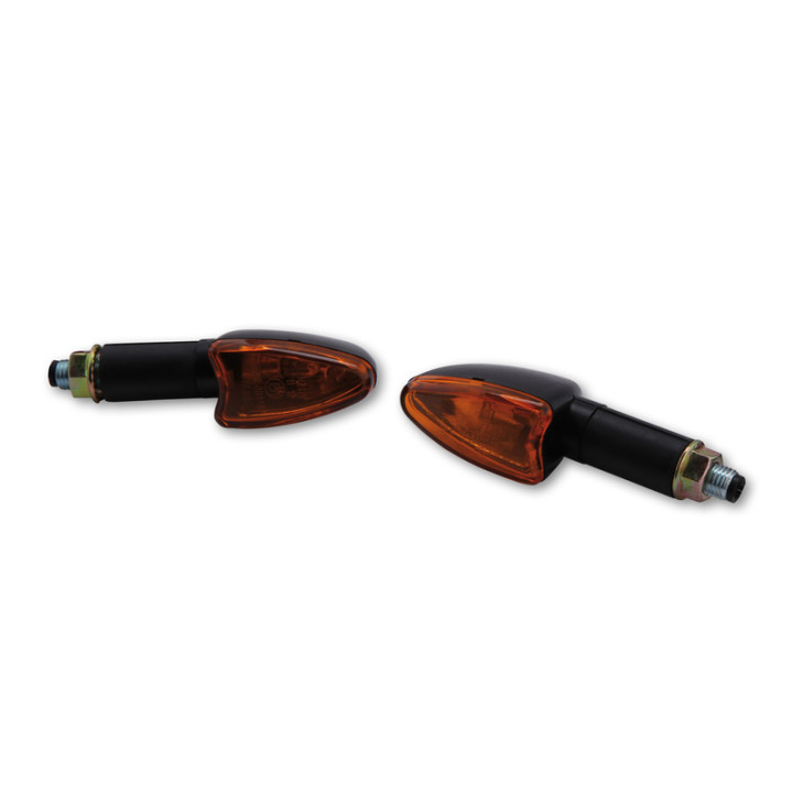 Clignotant Highsider smart Arrow Mini homologué - verre orange - la paire 203-562