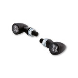 Clignotant LED Highsider smart Sixteen Bullet homologué - verre fumé - la paire 204-372