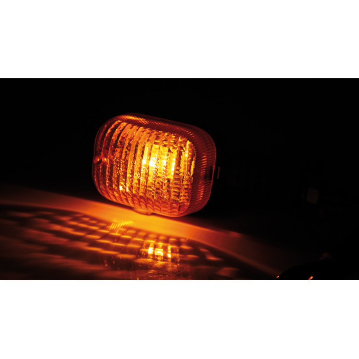 Clignotant Highsider smart Duc Style homologué - verre orange - l'unité 202-206