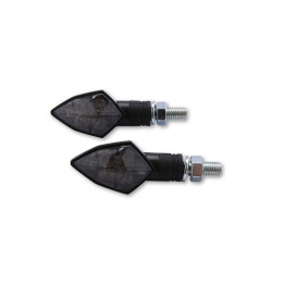 Clignotant LED Highsider smart Rock homologué - verre fumé - la paire 203-042