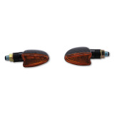 Clignotant Highsider smart Arrow Mini homologué - verre orange - la paire 203-553