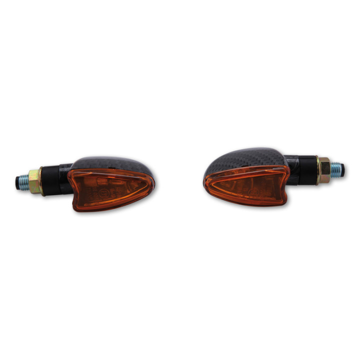 Clignotant Highsider smart Arrow Mini homologué - verre orange - la paire 203-553