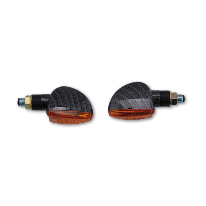 Clignotant Highsider smart Arrow Mini homologué - verre orange - la paire 203-553
