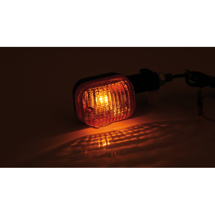 Clignotant Highsider smart Duc Style homologué - verre orange - l'unité 202-207