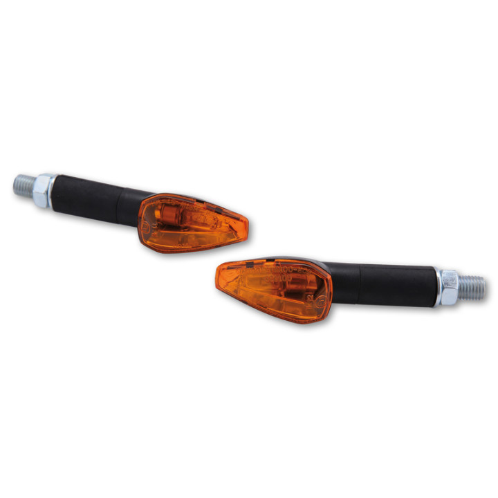 Clignotant Highsider smart Peak homologué - verre orange - la paire 203-897