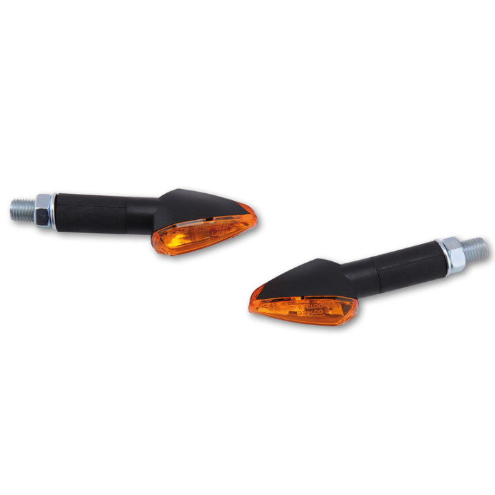 Clignotant Highsider smart Peak homologué - verre orange - la paire 203-897