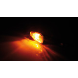 Clignotant Highsider smart Peak homologué - verre orange - la paire 203-897