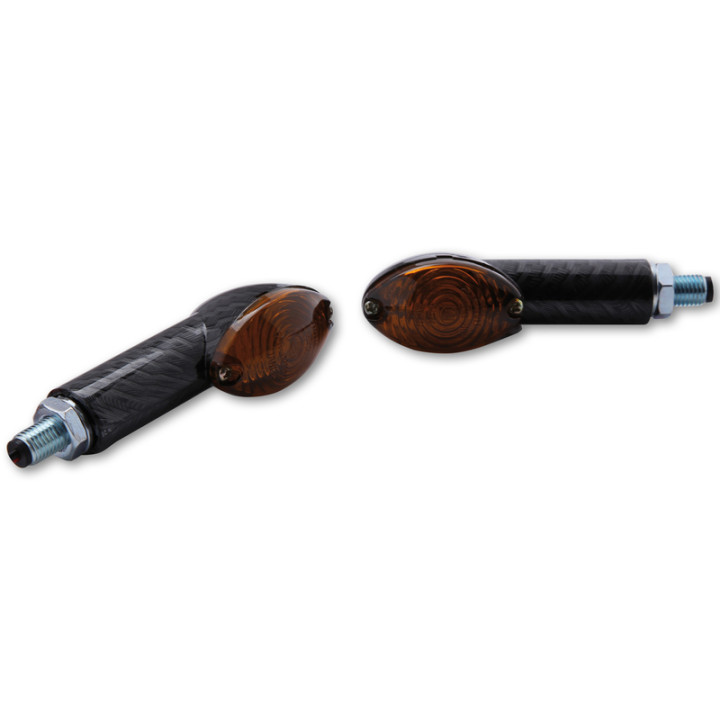Clignotant Highsider smart Cateye Mini homologué - verre fumé - la paire 203-428
