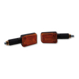 Clignotant Highsider smart Mini homologué - verre orange - la paire 203-830