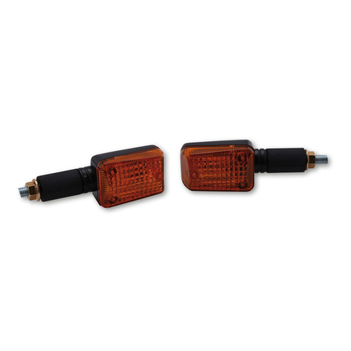 Clignotant Highsider smart Mini homologué - verre orange - la paire 203-830