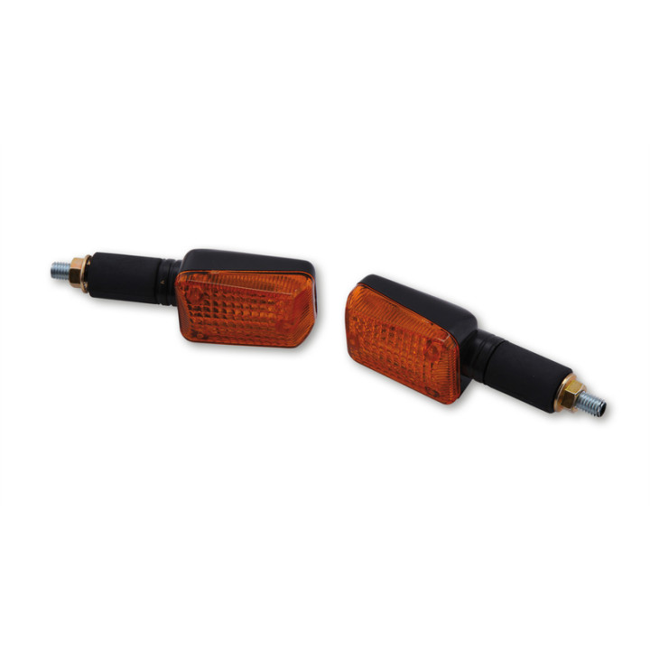Clignotant Highsider smart Mini homologué - verre orange - la paire 203-830
