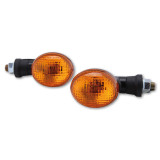 Clignotant Highsider smart Mini homologué - verre orange - la paire 202-223