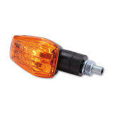 Highsider smart IMOLA 1 Bulb Mini Indicator Body Black / Lens Orange (Pair), Front & Rear YG-9013-S-BK