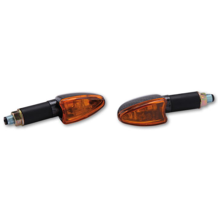 Clignotant Highsider smart Arrow Mini homologué - verre orange - la paire 203-565