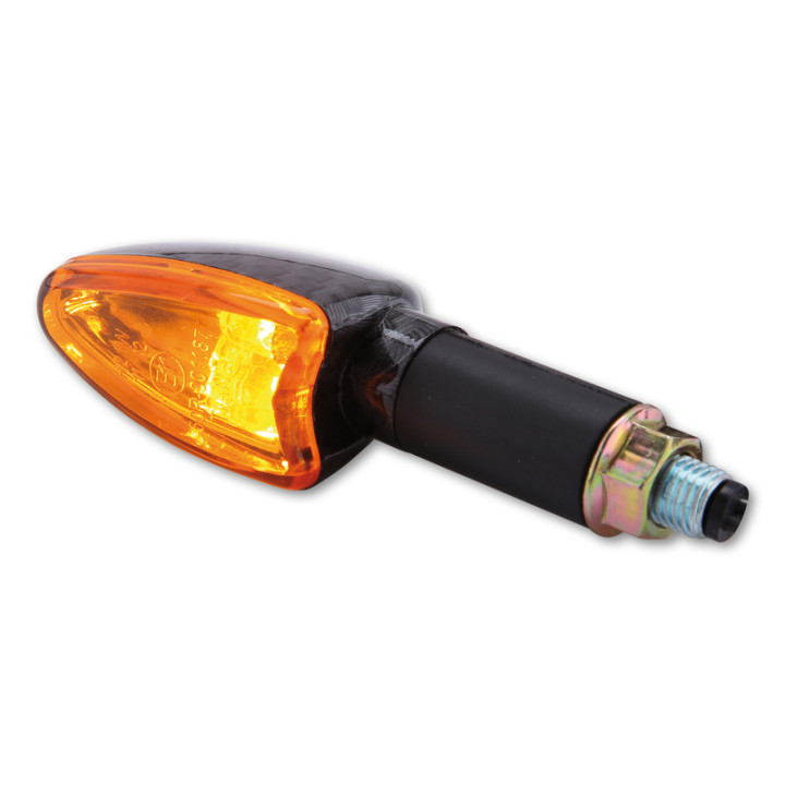 Clignotant Highsider smart Arrow Mini homologué - verre orange - la paire 203-565
