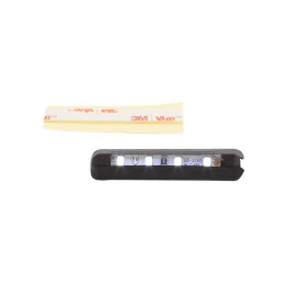 Éclairage de plaque LED Highsider smart - noir - à l'unité 256-045