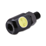 Éclairage de plaque LED Highsider smart - noir - à l'unité 256-061