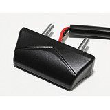Éclairage de plaque LED Highsider smart - noir - à l'unité 256-011