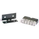 Éclairage de plaque LED Highsider smart Mini - noir - à l'unité 256-035