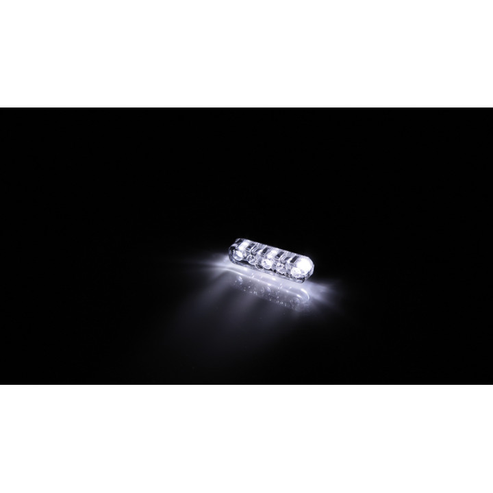 Éclairage de plaque LED Highsider smart Mini - noir - à l'unité 256-035