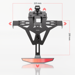 Support de plaque Highsider pro 1146804 | Oxmoto