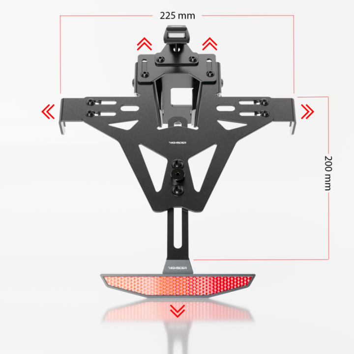 Support de plaque Highsider pro 1146804 | Oxmoto