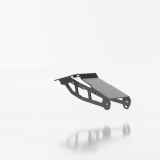 Support de plaque Highsider pro 1139916 | Oxmoto