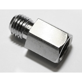Adaptateur de rétroviseur Highsider smart M10 filetage à droit M10 - chromé