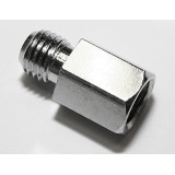 Adaptateur de rétroviseur Highsider smart M10 filetage à droit M10 - chromé