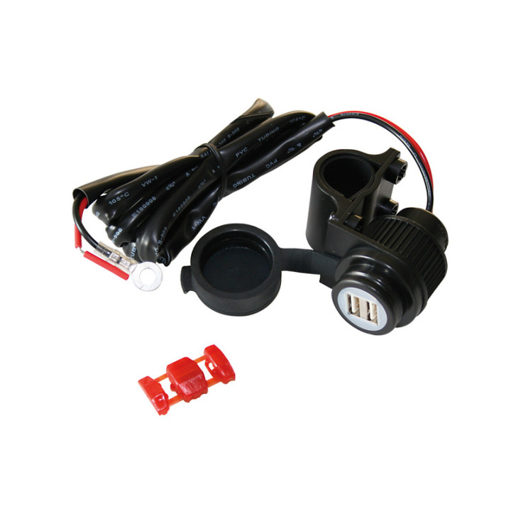 Prise USB 2 voies Highsider smart | Oxmoto