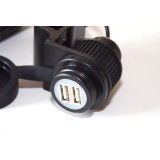 Prise USB 2 voies Highsider smart | Oxmoto