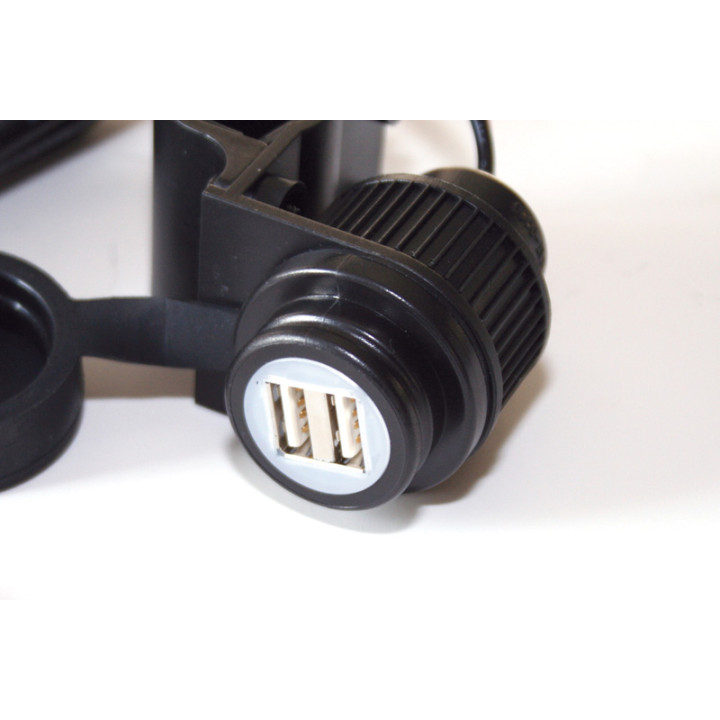 Prise USB 2 voies Highsider smart | Oxmoto