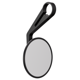 Rétroviseur d'embout de guidon Highsider pro Montana-Blast long – noir mat – à l'unité