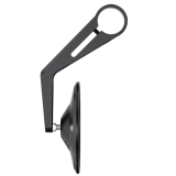 Rétroviseur d'embout de guidon Highsider pro Montana-Blast long – noir mat – à l'unité