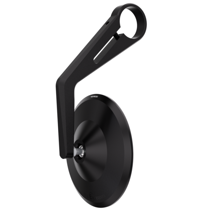 Rétroviseur d'embout de guidon Highsider pro Montana-Blast long – noir mat – à l'unité