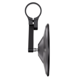 Rétroviseur d'embout de guidon Highsider pro Montana-Blast court – noir mat – à l'unité