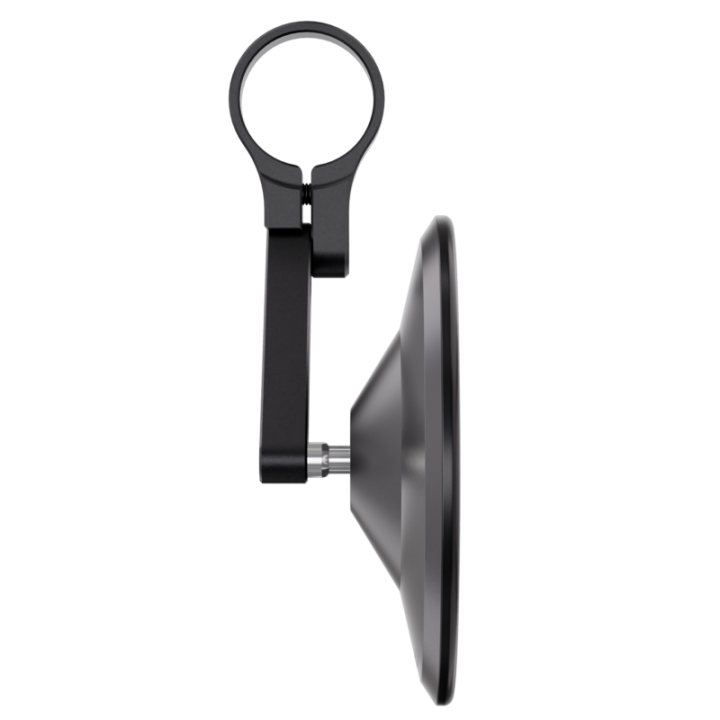 Rétroviseur d'embout de guidon Highsider pro Montana-Blast court – noir mat – à l'unité