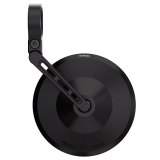 Rétroviseur d'embout de guidon Highsider pro Montana-Blast court – noir mat – à l'unité