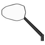 Rétroviseur de guidon Highsider pro Victory-X XL – noir mat – à l'unité