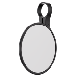 Rétroviseur d'embout de guidon Highsider pro Montana-Blast court – noir mat – à l'unité