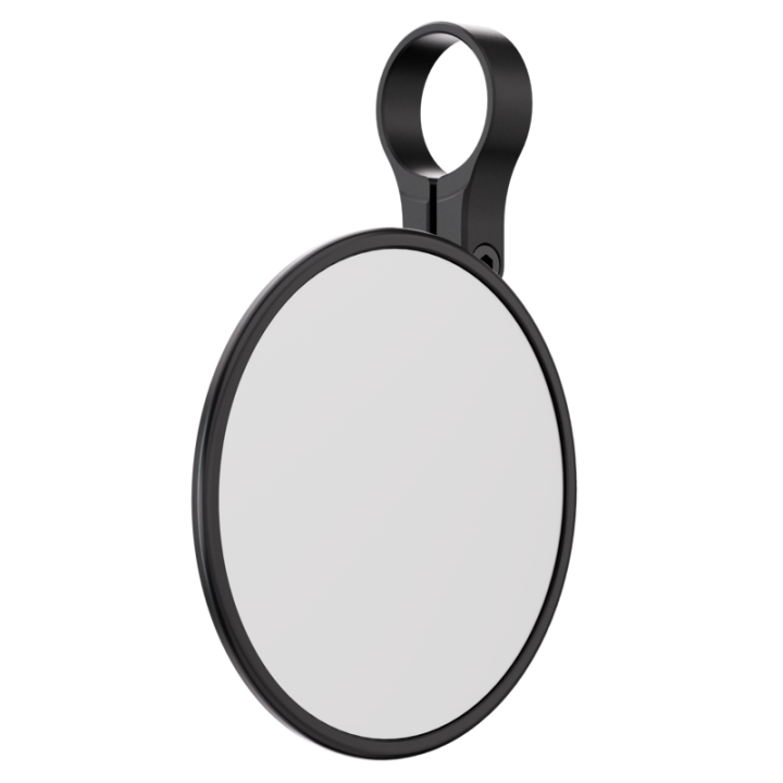Rétroviseur d'embout de guidon Highsider pro Montana-Blast court – noir mat – à l'unité